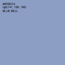 #8D9EC4 - Blue Bell Color Image